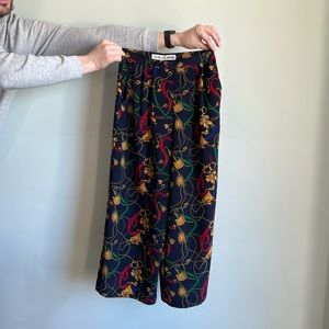 Vintage wide leg cropped pant
